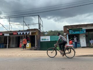 Street scene in Kigali Rwanda