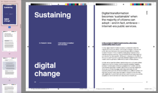 image of dr pramod's essay 'sustaining digital change' from the pdf proof