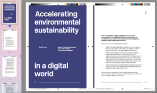 image of david's essay 'accelerating environmental sustainability in a digital world' in the pdf pf the proof